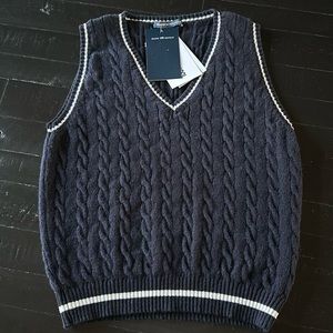 Brandy Melville - NWT - Navy Lambswool Sweater vest - Size XS